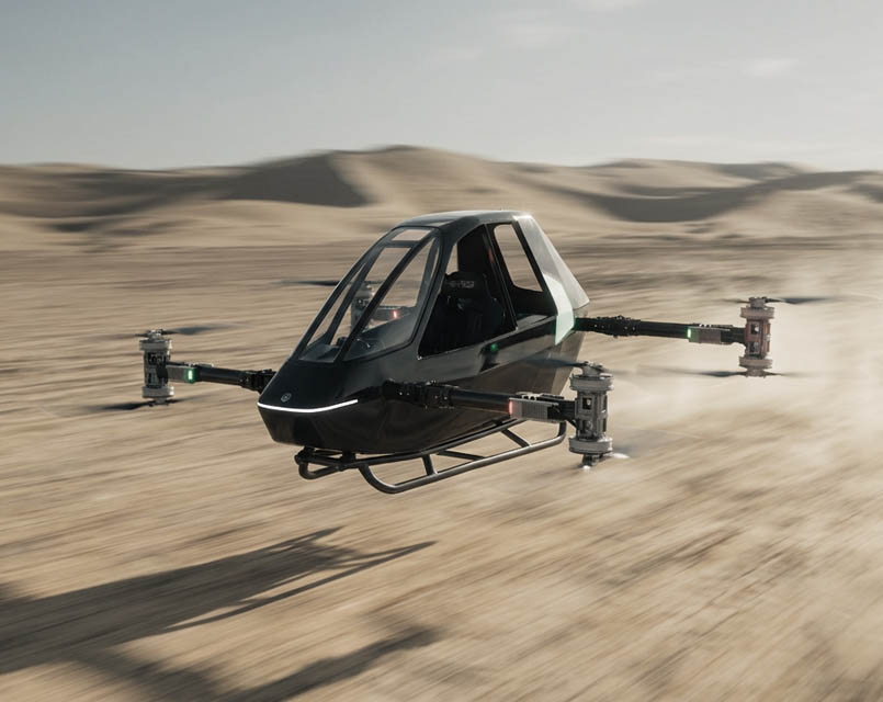 The mayor of San Jose test-drove the Joby flight simulator to experience the operation of eVTOL air taxis