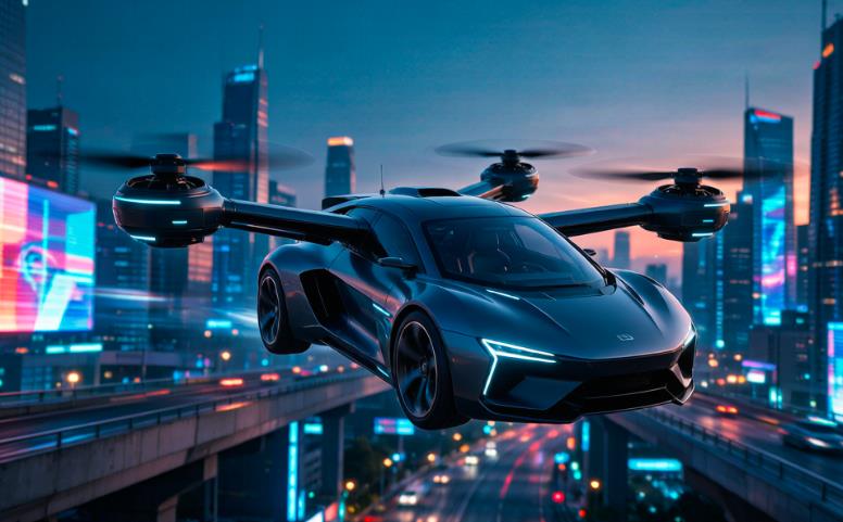 How far is it before flying cars become widely popular?