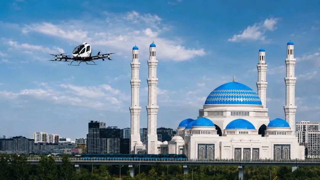 Ehang EH216-S completes its maiden flight in Central Asia